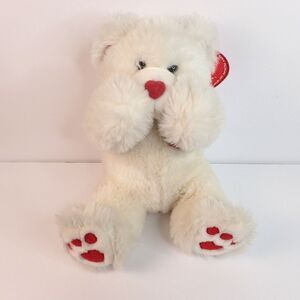 Build A Bear Kisses Fur You Teddy Magnetic Paws Limited Edition Valentine 2003